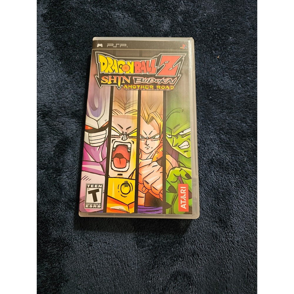 Dragon Ball Z Shin Budokai Another Road Sony PSP Game Atari Fighting Complete